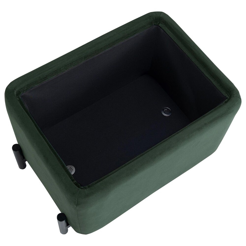 Lifestyle Solutions Kona Small Storage Ottoman in Green, , large