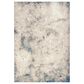 Nourison Infinity IFN05 4" x 6" Ivory, Grey and Blue Area Rug, , large