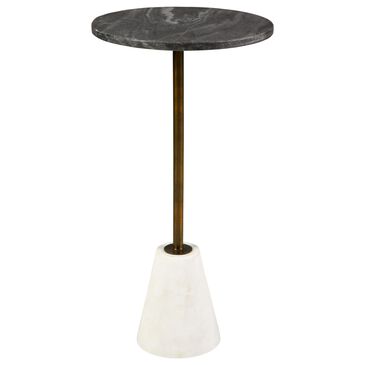 Ashley Caramont Accent Table in Gold, White and Black, , large
