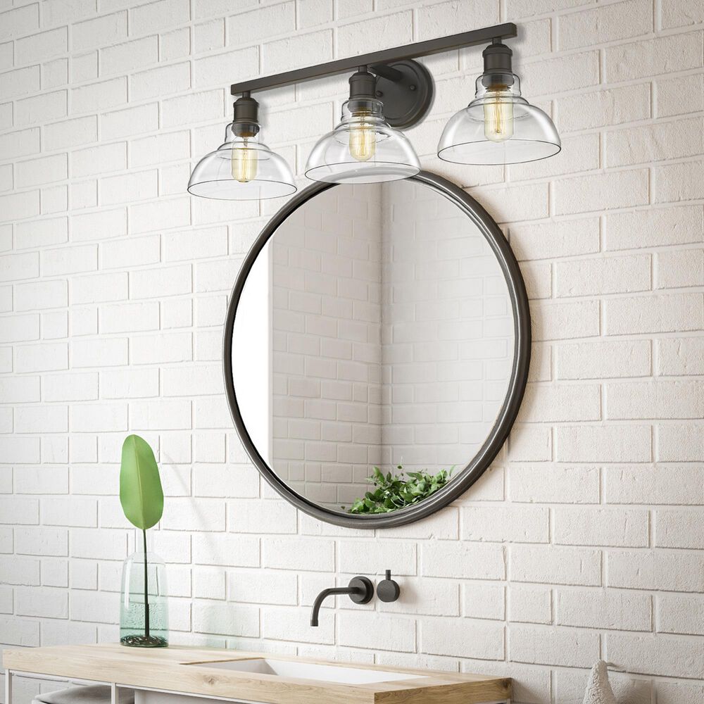 Golden Lighting Carver 3-Light Bath Vanity in Rubbed Bronze, , large