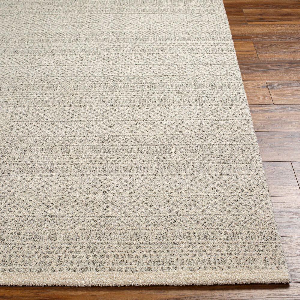 Surya Gavic 7&#39;10&quot; x 10&#39; Medium Gray and Ivory Area Rug, , large