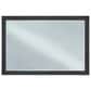 Millenium Foyland Bedroom Mirror in Brushed Black and Dusty Grayish Brown, , large