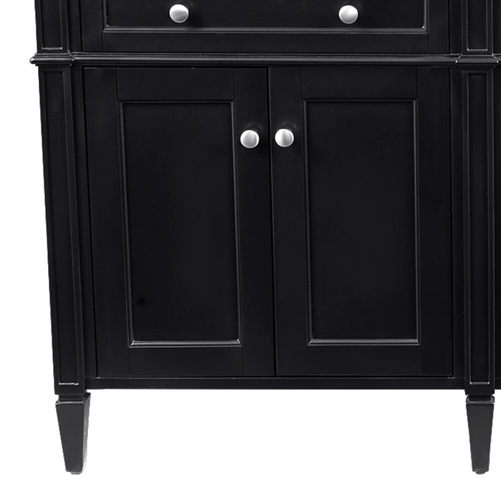 James Martin Brittany 72" Double Bathroom Vanity in Black Onyx Nebraska Furniture Mart