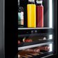 JennAir NOIR 24" Built-In Undercounter Beverage Center Left Swing in Black Stainless Steel, , large