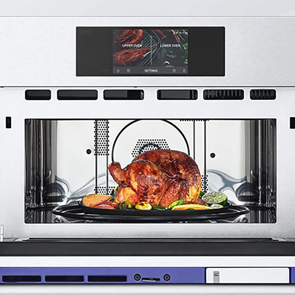 LG Studio 30&quot; Combination Double Electric Wall Oven with Convection in Stainless Steel, , large