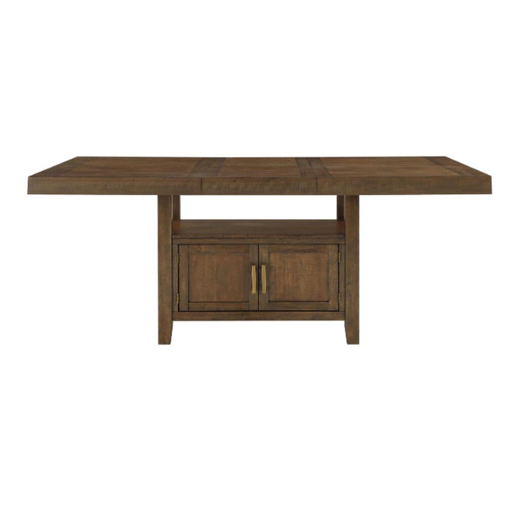 Steve Silver Garland 1-Leaf Dining Table in Toffee - Table Only, , large