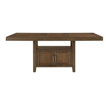 Steve Silver Garland 1-Leaf Dining Table in Toffee - Table Only, , large