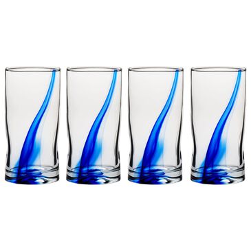 Libbey Glass Blue Ribbon 17-Oz Cooler Glassware Set in Clear (Set of 4), , large