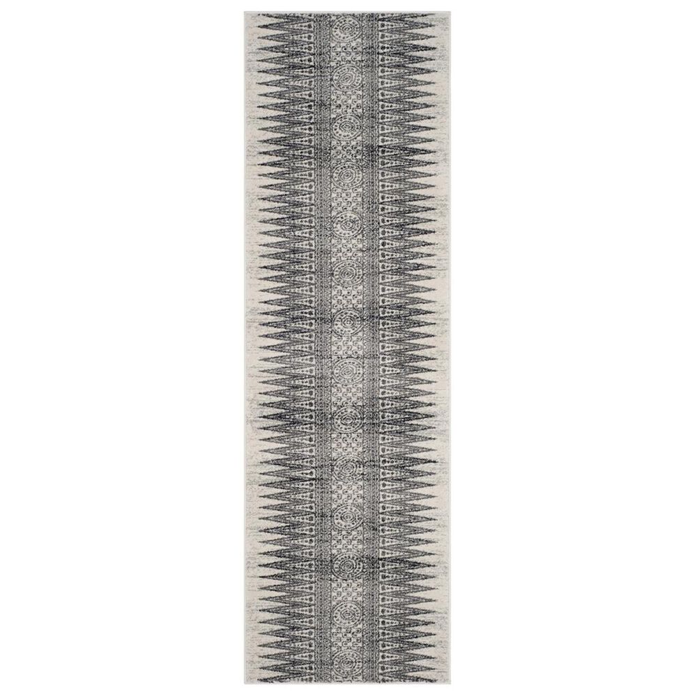 Safavieh Evoke EVK224C 2"2" x 7" Ivory and Grey Runner, , large