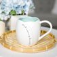 Pavilion Morning Beautiful 20 Oz Mug in White and Blue, , large