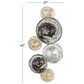 Maple and Jade 27" x 42" Abstract Wall Decor in Gold, Silver and Black, , large