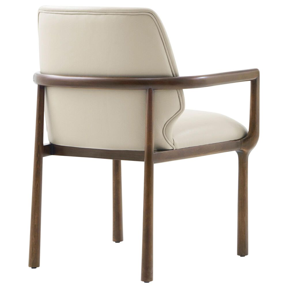 Theodore Alexander Kesden Arm Chair with Humus Upholstered in Pyramid Brown, , large
