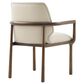 Theodore Alexander Kesden Arm Chair with Humus Upholstered in Pyramid Brown, , large