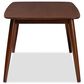 Baxton Studio Edna Dining Table in Walnut - Table Only, , large