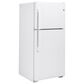 GE Appliances 19.2 Cu. Ft. Top Freezer Refrigerator Energy Star with Reversible Door in White, , large