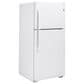 GE Appliances 19.2 Cu. Ft. Top Freezer Refrigerator Energy Star with Reversible Door in White, , large