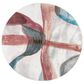 Safavieh Aria 6"6" Round Ivory and Plum Area Rug, , large