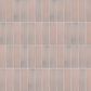 Soho Studio ColorHues Blush 2" x 8" Lava Stone Tile, , large