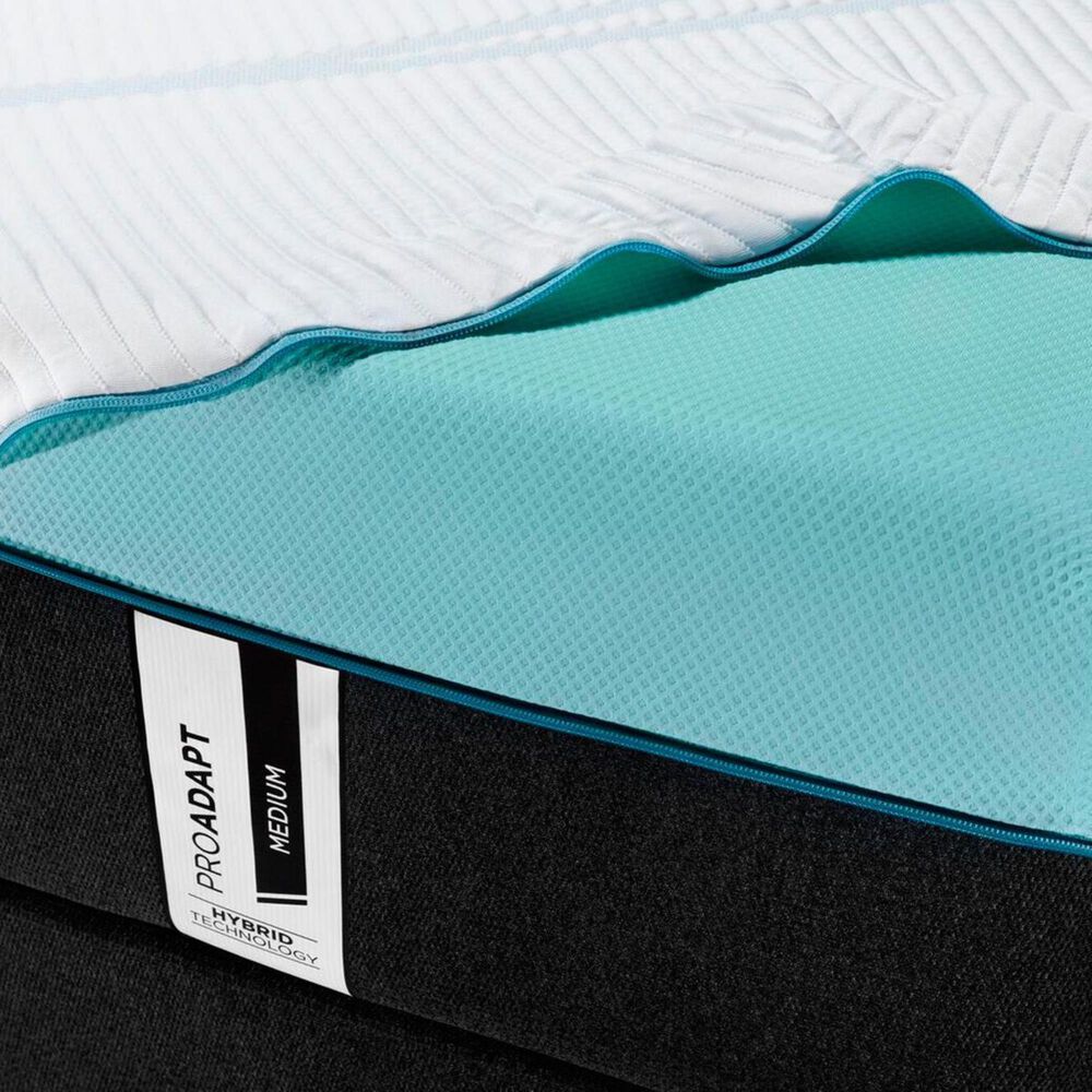 Tempur-Pedic TEMPUR-PROADAPT Medium Hybrid King Mattress with Low Profile Box Spring, , large