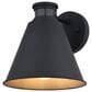 Vaxcel Smith 1-Light Outdoor Motion Sensor Wall Sconce in Textured Black, , large