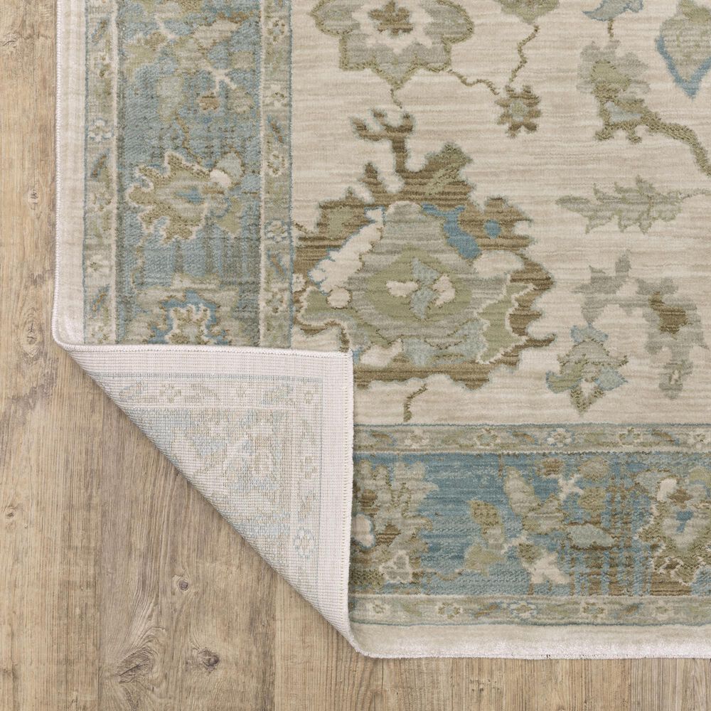Oriental Weavers Maeve MAE10 Beige and Blue 3&#39;3&quot; x 5&#39; Area Rug, , large