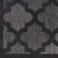 Nourison Easy Care 2" x 4" Charcoal and Black Indoor/Outdoor Area Rug, , large