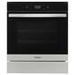 Whirlpool 24" Single Electric Wall Oven with Convection in Fingerprint Resistant Stainless Steel, , large