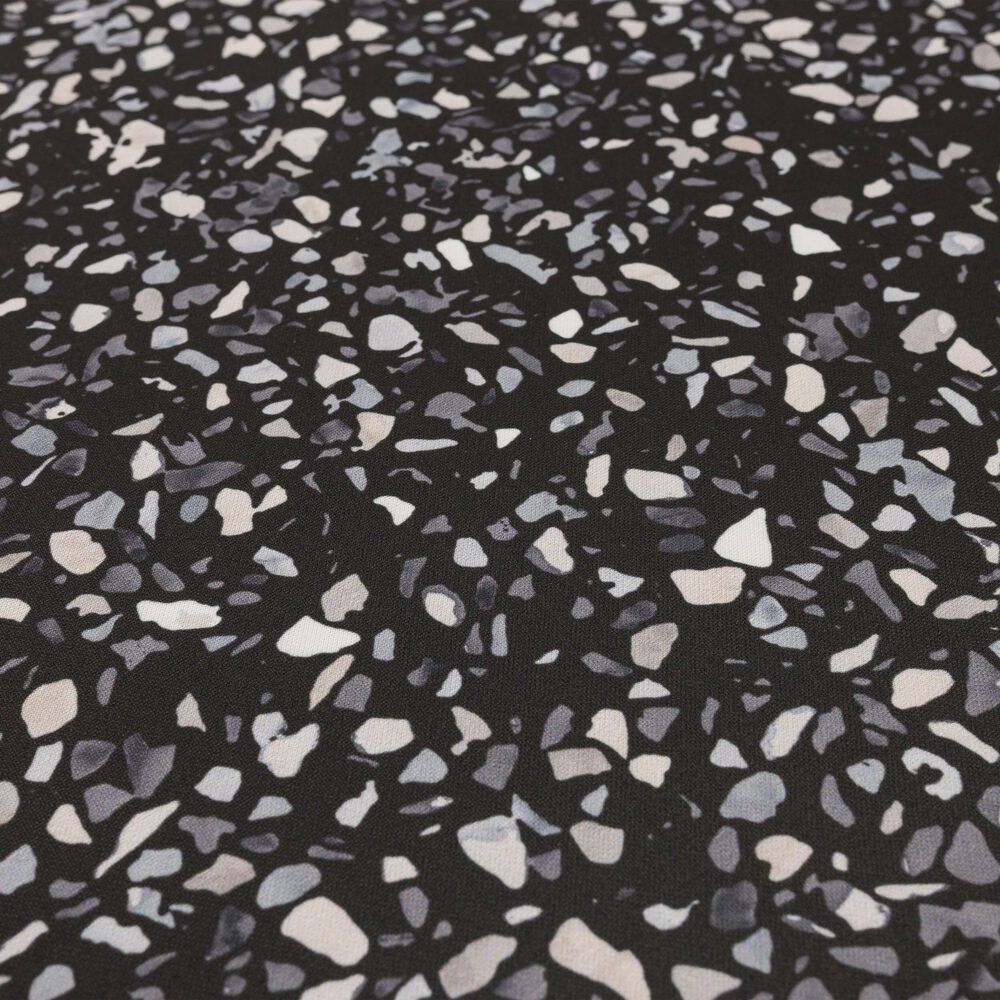 Mohawk Dri-Pro Terrazo Tile 1&#39;6&quot; x 2&#39;6&quot; Black Door Mat, , large