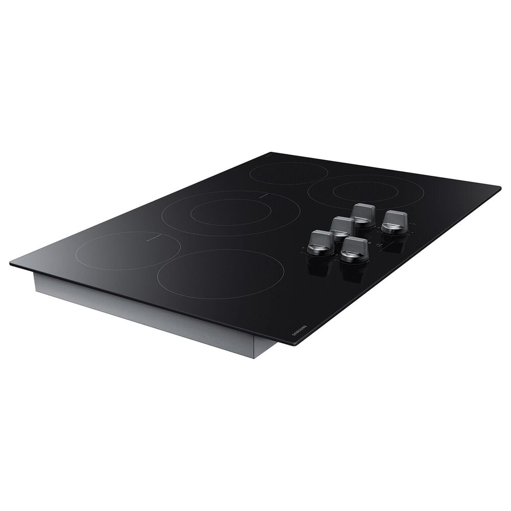 Samsung 30&quot; Electric Cooktop with Illuminated Knobs in Black, , large