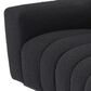 Eichholtz Kelly S Stationary Sofa with Pillows in Boucle Black, Black and White, , large
