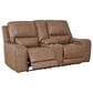Ashley DeepWakes Power Reclining Loveseat in Caramel, , large