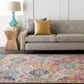 Surya Harput HAP-1018 6"7" x 9" Saffron, Orange and Blue Area Rug, , large