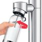 Keystone InFizz Aqua 1-Liter Sparkling Water Carbonation Machine with CO2 Canister in Brushed Stainless Steel, , large
