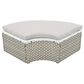 HOMLUX Patio Furniture Round Outdoor Sectional Sofa Set in Grey, , large