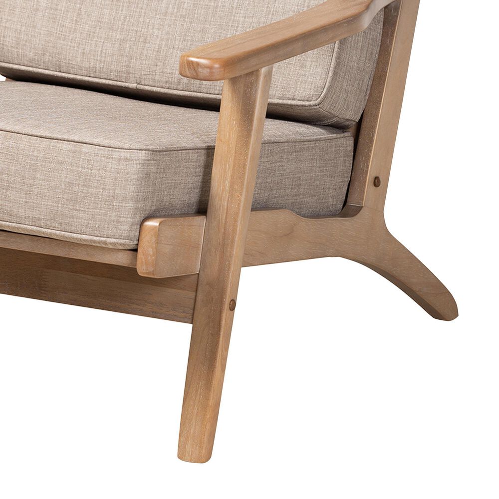 Baxton Studio Sigrid Arm Chair in Light Grey, , large