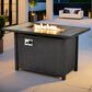 HOMLUX 42" Outdoor Propane Fire Pit Table in Black, , large