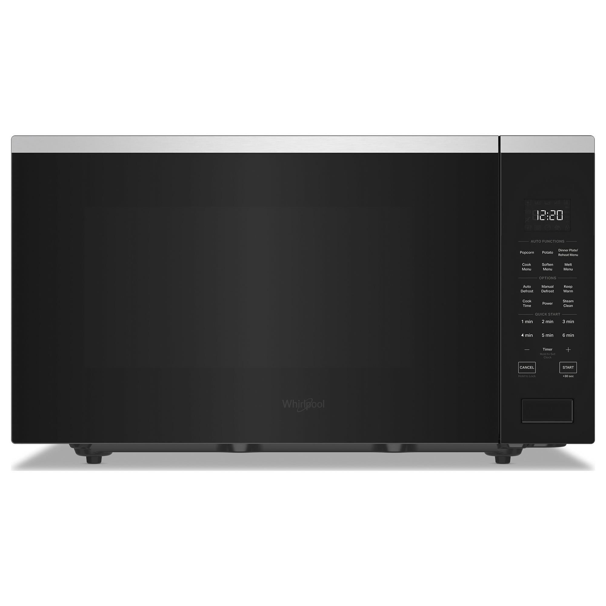 Whirlpool fingerprint new arrivals resistant microwave