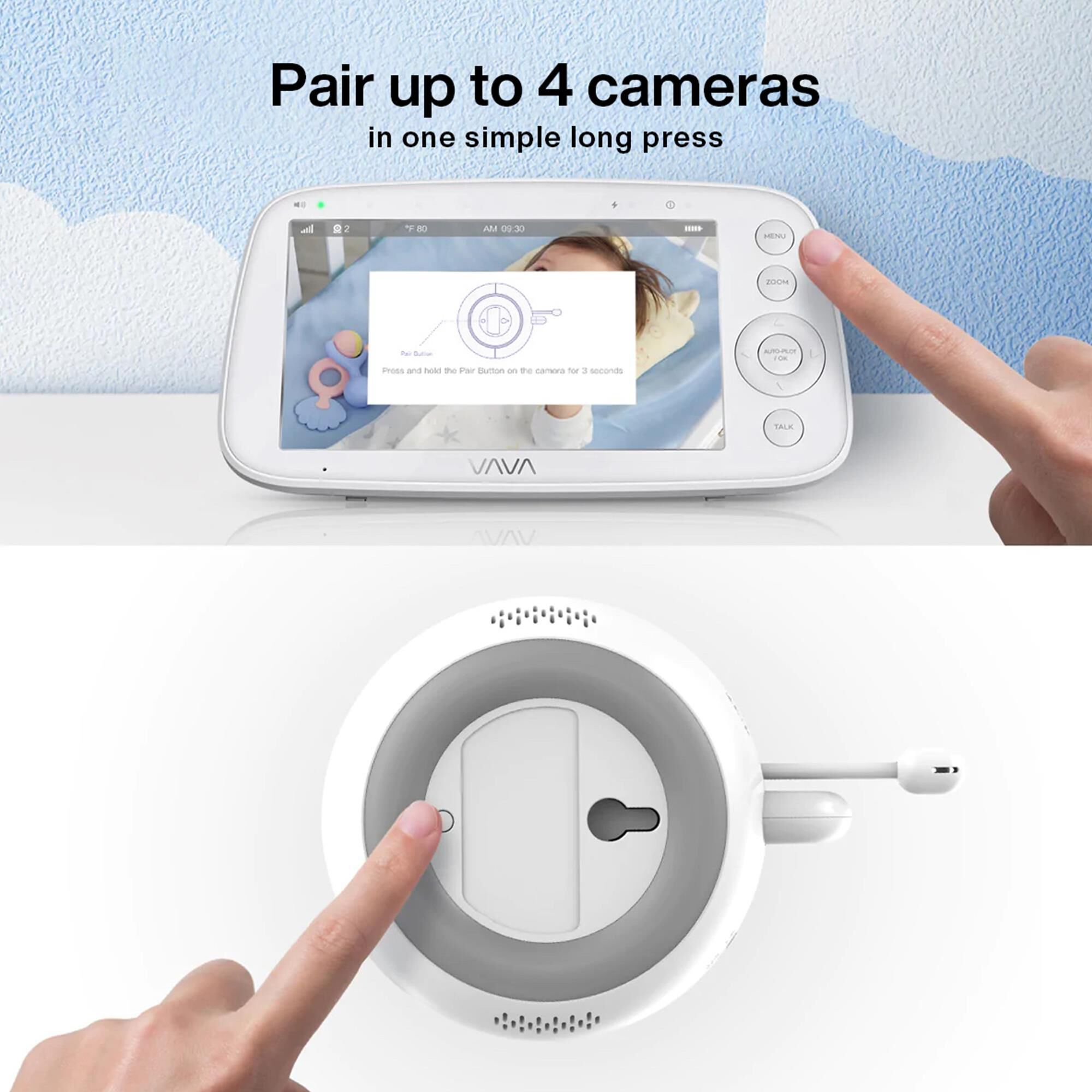 Baby monitor cheap vava 720p review