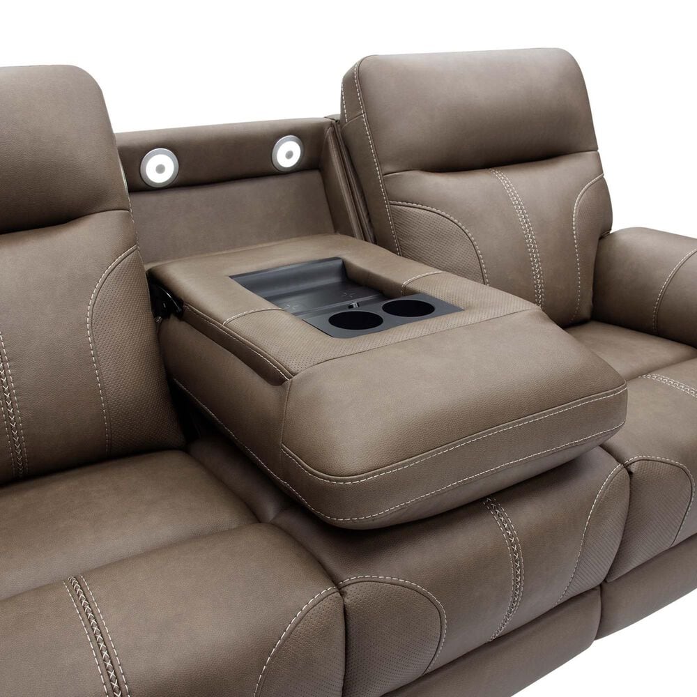 MotoMotion Trent Power Sofa in Capriccio Cappuccino, , large