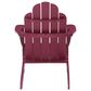 Linon Home Decor Adirondack Patio Chair in Red, , large