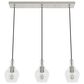Hunter Maple Park 3-Light Cluster in Brushed Nickel, , large