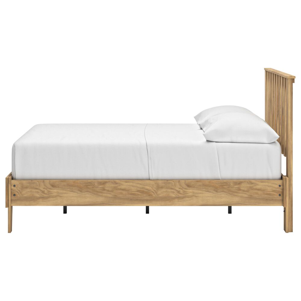 Ashley Bermacy Full Platform Bed in Light Brown, , large