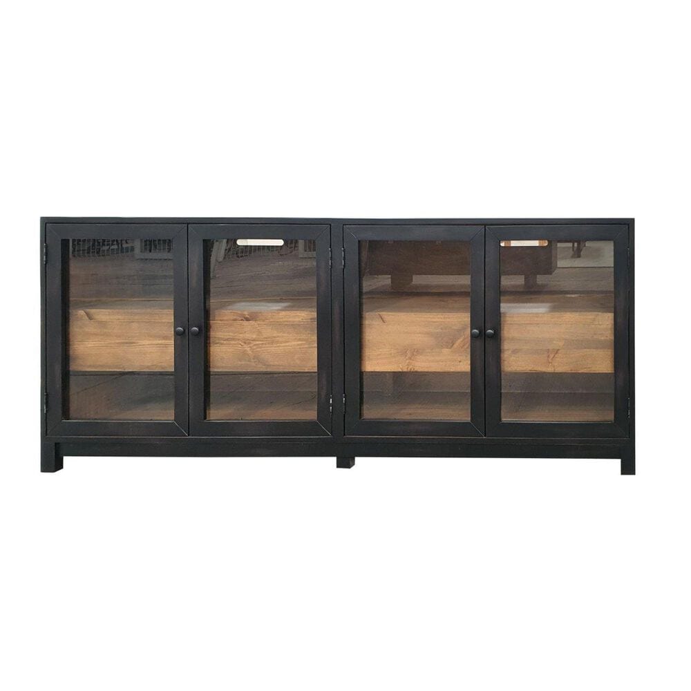 Meximuebles Sttugart 72" TV Stand in Black, , large