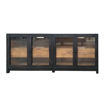 Meximuebles Sttugart 72" TV Stand in Black, , large