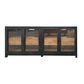 Meximuebles Sttugart 72" TV Stand in Black, , large