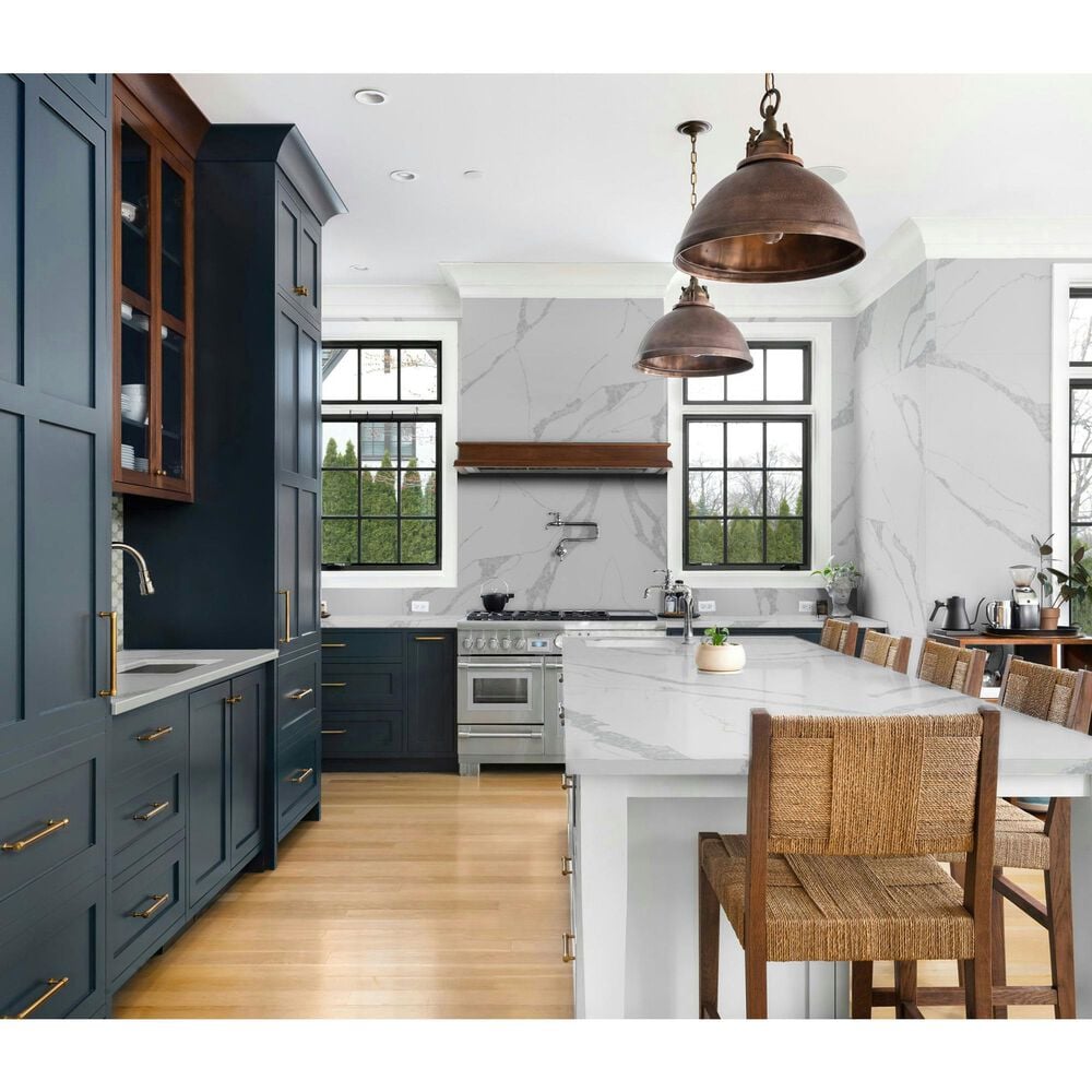NFM Custom Countertops Calacatta Leon 3cm Quartz Countertop, , large