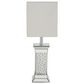 Maple and Jade Glam Table Lamp with Square Shade in Silver, , large