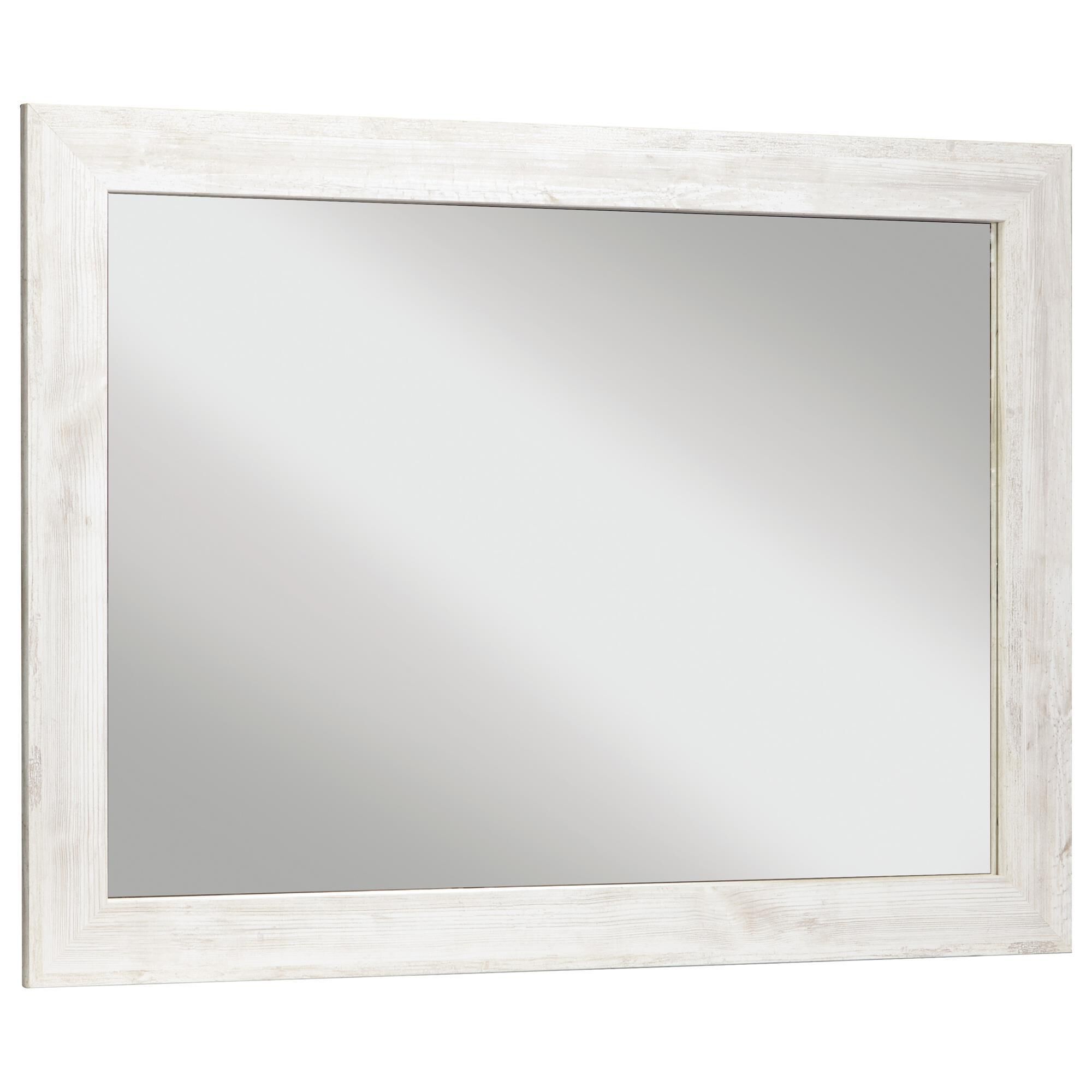 Ashley Paxberry Bedroom Mirror in Whitewash