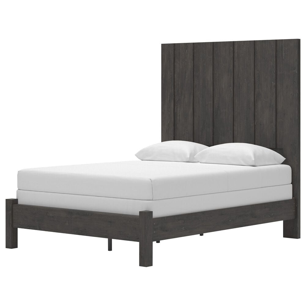 Ashley Fraluna Queen Panel Bed  in Charcoal, , large