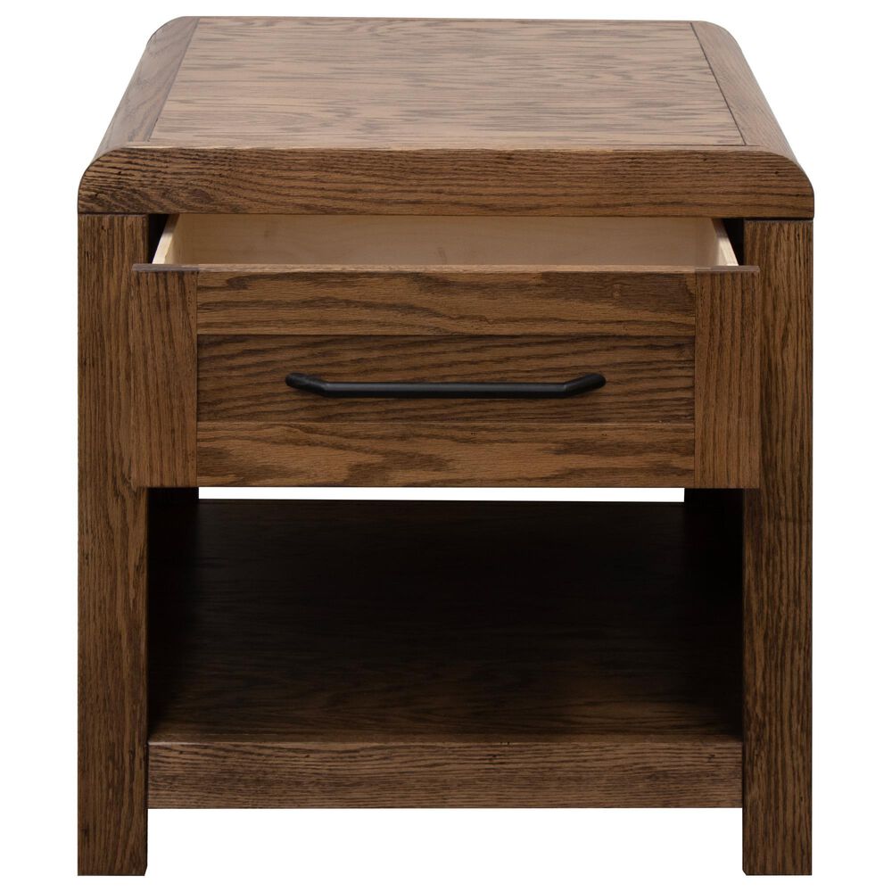 Legends Home Haven End Table in Bourbon Oak, , large